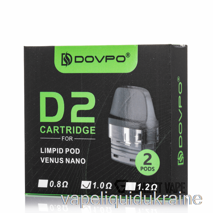 Vape Ukraine Dovpo D2 Limpid Replacement Pods 1.0ohm D2 Pods